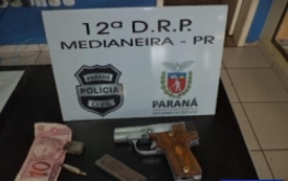 POLÍCIA CIVIL PRENDE HOMEM POR TRÁFICO DE DROGAS E PORTE DE ARMA