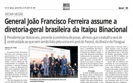 GENERAL JOÃO FRANCISCO FERREIRA - NOVO DIRETOR GERAL BRASILEIRO DA ITAIPU BINACIONAL