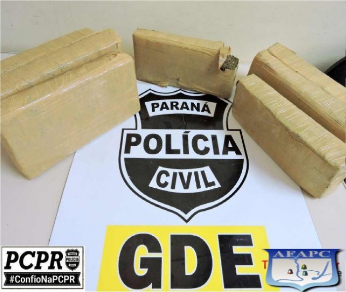 POLICIA CIVIL APREENDE MACONHA PRÓXIMA A RODOVIÁRIA DE FOZ