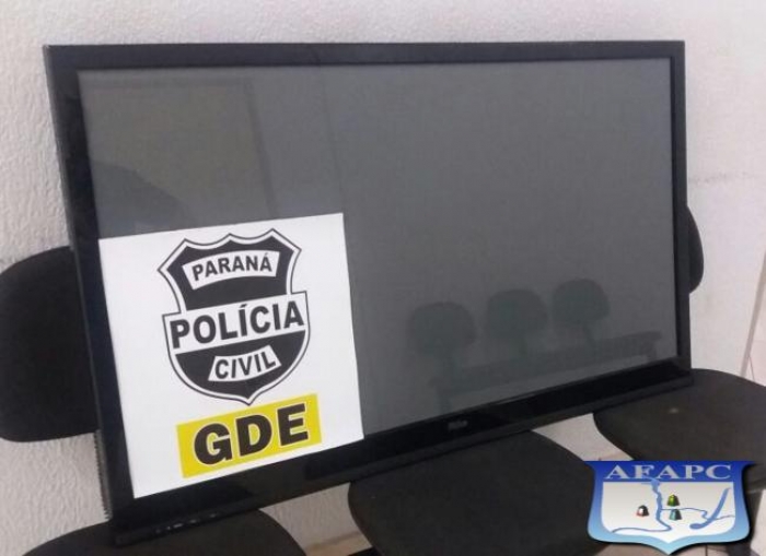 GDE de Foz do Iguaçu recupera televisor roubado