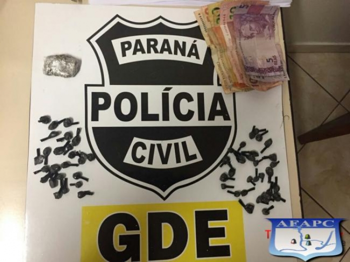 POLICIA CIVIL APREENDE ADOLESCENTE COM 53 BUCHAS DE COCAÍNA