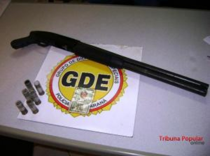 Grupo de Diligências Especiais da 6ª SDP apreende escopeta calibre 12 na Vila C