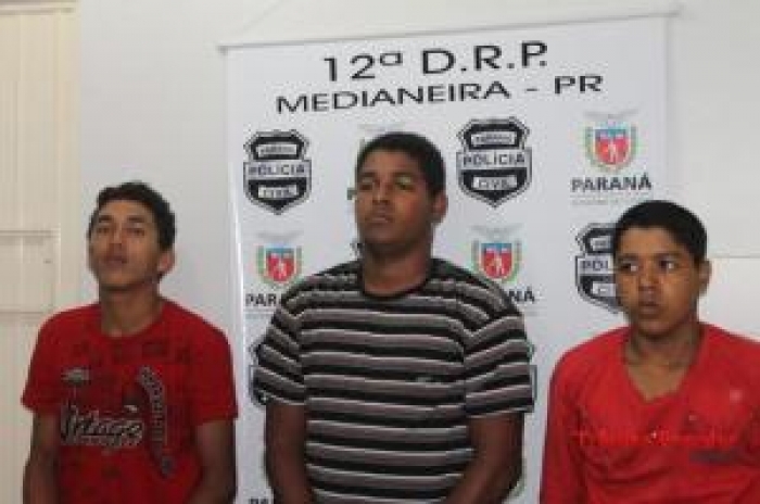 Policia Rodoviária Federal e Policia Civil prendem três elementos por tentativa de assalto