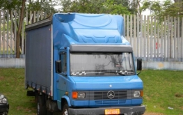 Policia Civil encontra caminhão abandonado que possivelmente seria utilizado como “duble”