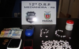 Ponto de tráfico de drogas é estourado pela Policia Civil de Medianeira
