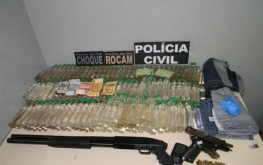 Forças policiais encontram armas, munições e lança perfumes na Rodoviária de Foz