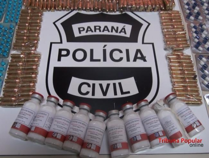 Policia Civil apreende munições e medicamentos no Portal da Foz
