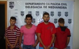 Policiais civis de Medianeira prendem ladrões de motos