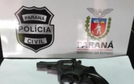 Policia Civil de Medianeira prende “Bocão” com revolver na cintura