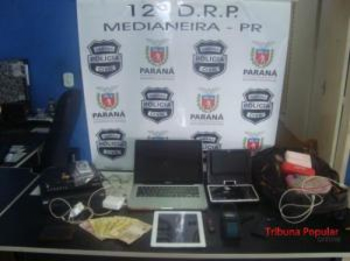 Policiais Civis de Medianeira prende ladrões de residência