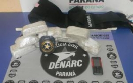 Paraguaia é presa pelo DENARC e Receita Federal com 2.130 gramas de “Crack”
