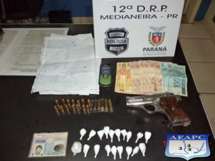 Polícia Civil prende traficante e extoura ponto de drogas em Medianeira