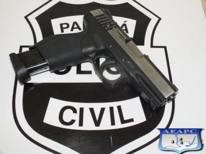Policia Civil apreende suspeito com pistola 9mm no Porto Meira