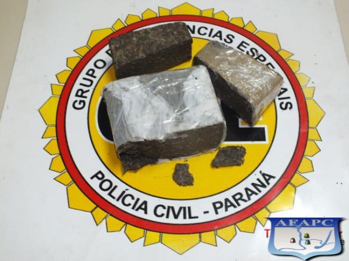 Policiais Civis localizam maconha escondida no forro no Porto Belo