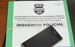 Acusado de usar celular roubado se apresenta a policia