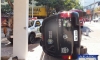 Siate atende policiais após colisão entre duas viaturas na Av. Brasil