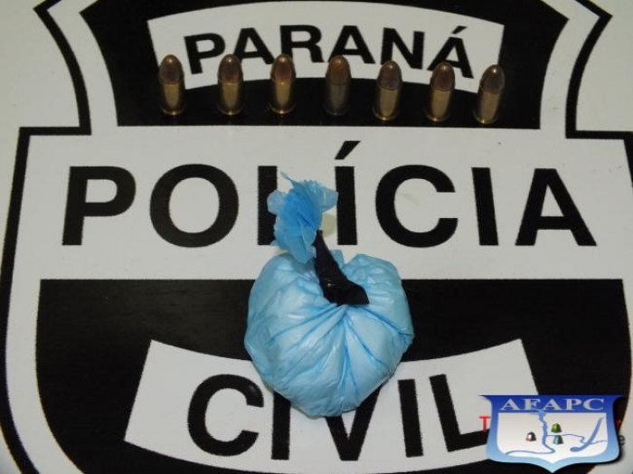 POLICIA CIVIL APREENDE COCAÍNA E MUNIÇÃO 9MM NO BAIRRO JARDIM SÃO PAULO