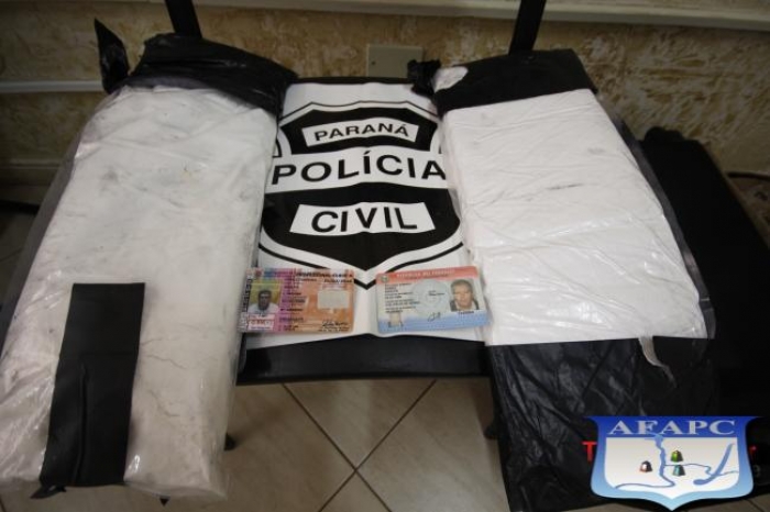 POLICIA CIVIL PRENDE PARAGUAIO TRANSPORTANDO 3 KG DE COCAÍNA