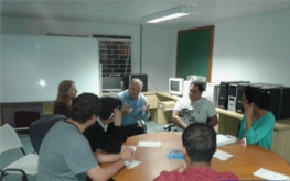 Reunião com o DCE da PUC em Curitiba