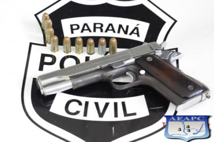 POLÍCIA CIVIL PRENDE JOVEM COM PISTOLA .45 NO BAIRRO TRÊS LAGOAS
