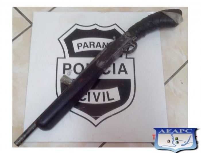 POLÍCIA CIVIL PRENDE JOVEM COM ESPINGARDA NO JUPIRA