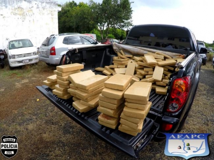 Polícia Civil de Foz do Iguaçu apreende 2 mil kg de maconha