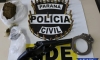 POLICIA CIVIL PRENDE TRIO EM FLAGRANTE NA POSSE DE ARMA E DROGAS