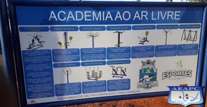 Está em pleno funcionamento a Academia ao Ar Livre do Jardim Dona Fátima