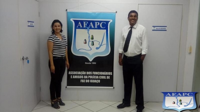 A AFAPC e a Delegacia Sindical da Região de Foz do Iguaçú (Sexta SDP/Foz) deram as boas vindas à Assessora Jurídica do SINCLAPOL, Dra Andréa Vaz